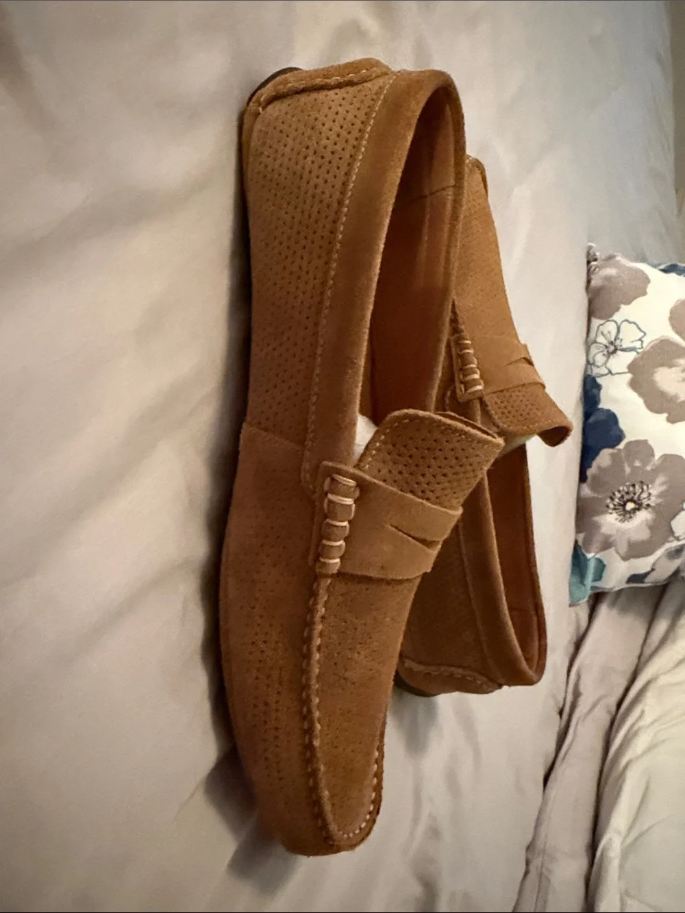 Men’s Flag Ltd. Suede Penny Loafers - Tan (size 11.5)